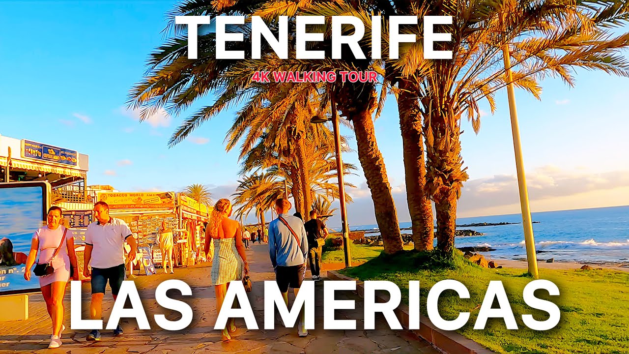 TENERIFE Walk - Las Américas in 4K ☀️ Current Vibe & Weather