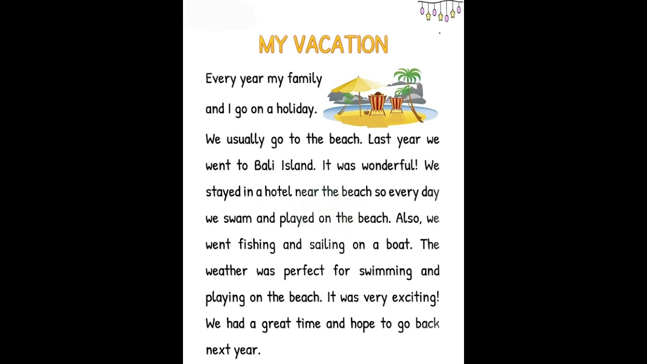 how I past my vacation #vacation #english #learnenglish #grammartest