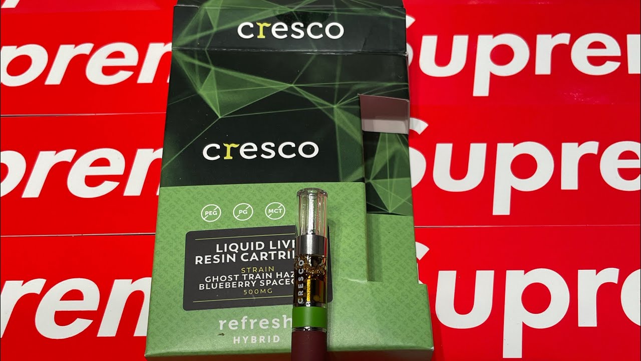 CRESCO cartridge (ghost train haze blueberry space cake)