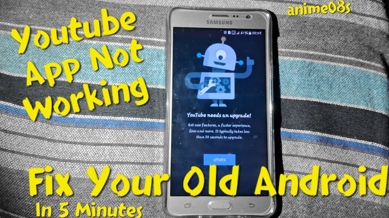 Youtube App not working on android 6.0.1, 7.0.1 older version. How to fix this issue in 5 minutes.