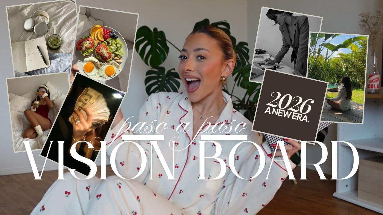 El VISION BOARD definitivo para 2026 🌟 | Guía + tips + ritual previo 📋
