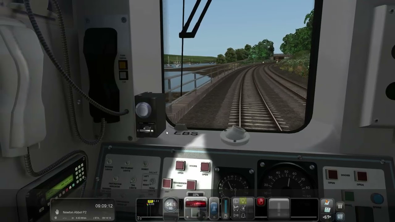 Train simulator Classic   River Line      from Dawlish Warren    to Newton Abbot