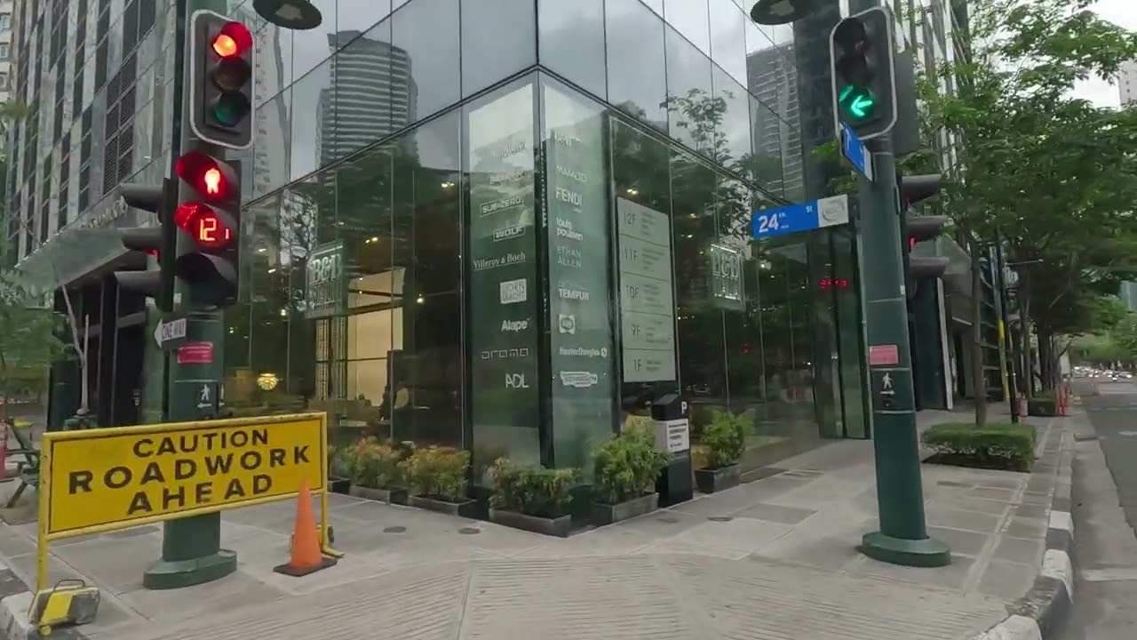 CHILL Sunday Afternoon Walk in BGC | Philippines Walking Tour