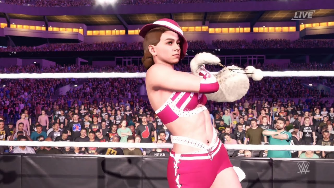WWE 2K25 CREATION CAW RILEY REID VS ANN HARLOW ( PS5 )