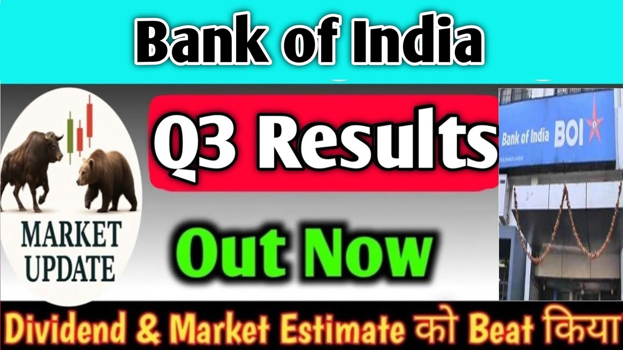 Bank of India Q3 Results 2026 | Bank of India Results Today | Bank of India Share Latest News