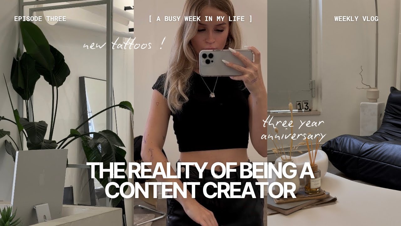 settimana da CONTENT CREATOR + SMM FREELANCE 💻✨ | tra eventi a milano, nuovi tatuaggi e sushi date