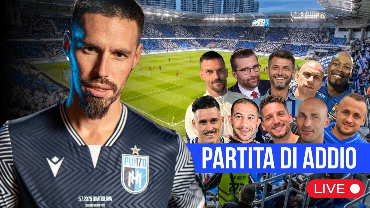 PARTITA ADDIO HAMSIK ⚽ Napoli-Slovacchia in diretta da Bratislava 🔴 