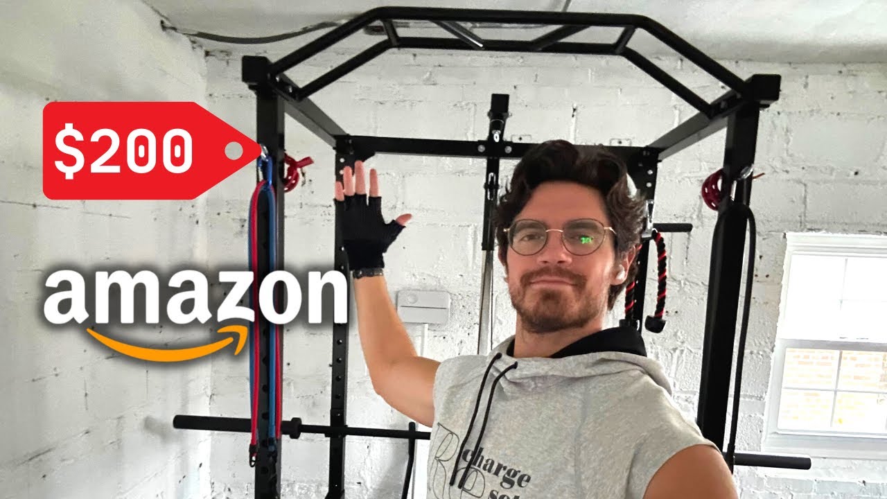 I bought the CHEAPEST Power Cage on Amazon (and it's GREAT) | BalanceFrom Power Cage & Lat Pulldown