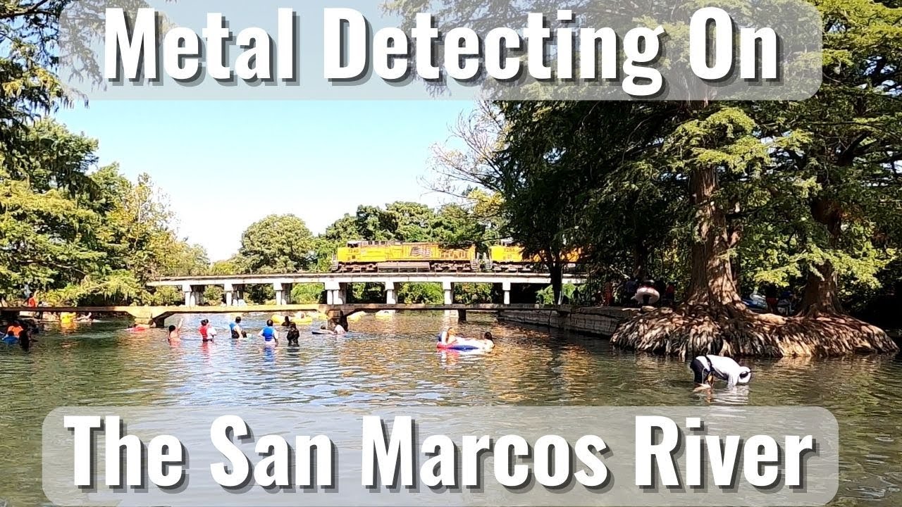 Metal Detecting the San Marcos River with My Detecting Buddy