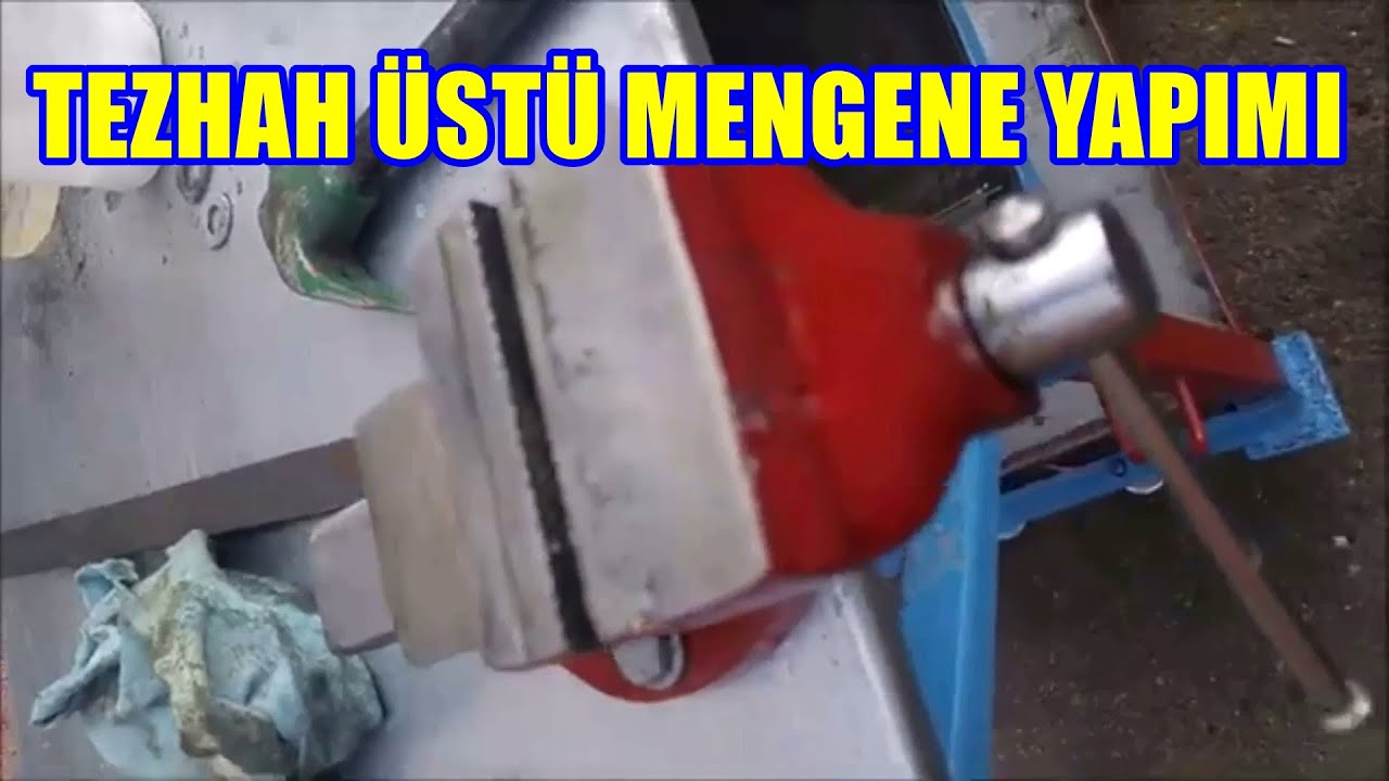 Kırık tezgah mengenesini ONARMADIM.Yenisinini yaptım 
