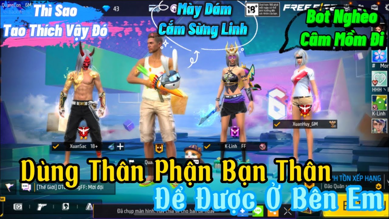 Tik Tok Free Fire | Phim ngắn: “Dùng Thân Phận Bạn Thân, Để Được Ở Bên Em” FULL Tập | Quang Con