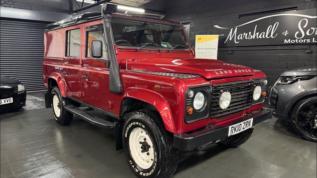 2010 LandRover Defender 110 Utility 2.4Tdci - Rimini Red - No Vat 