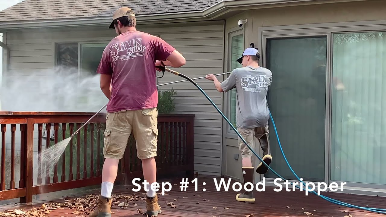 How To Strip & Brighten a Deck