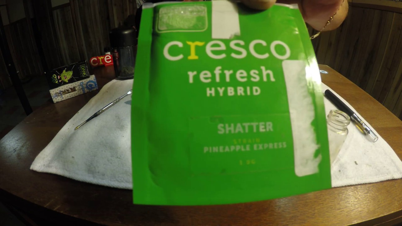 Make the best cartridge from Cresco pineapple express shatter and 💎s