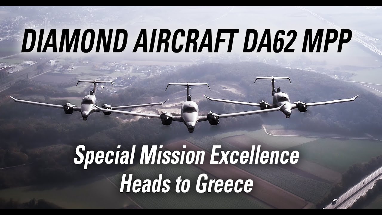 Diamond Aircraft DA62 MPP Surveillance Aircraft Headed for Greece