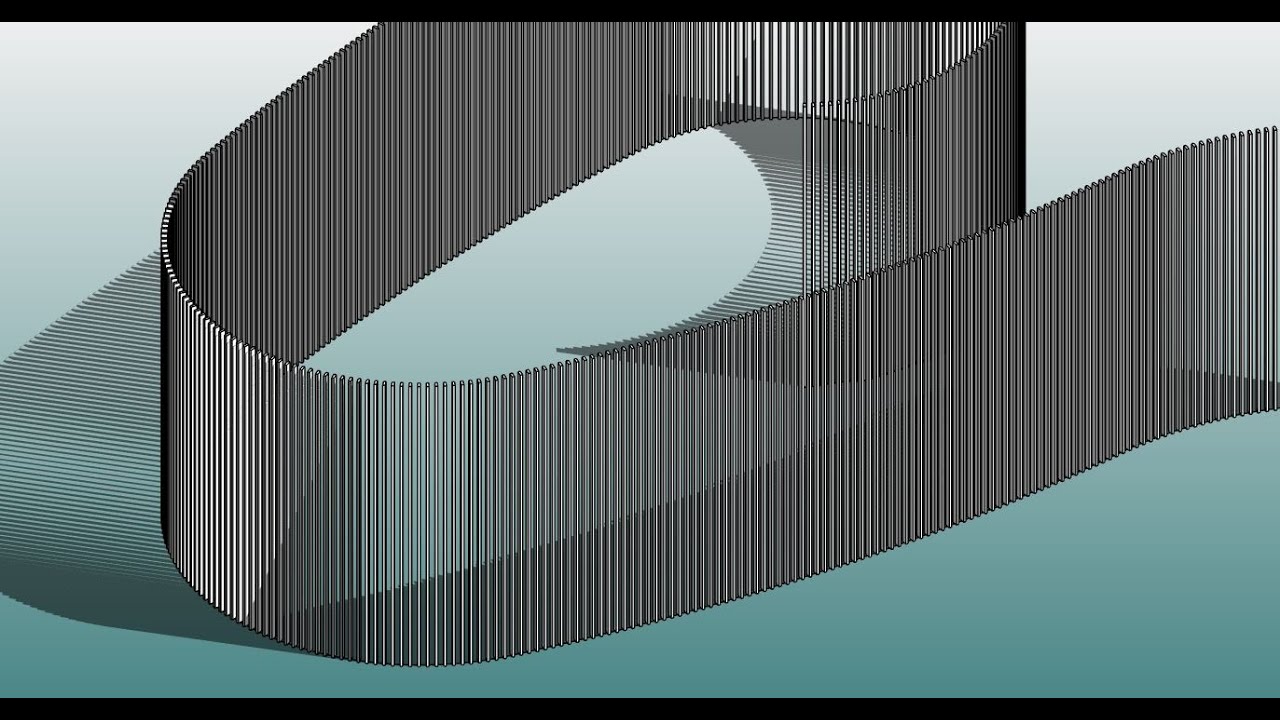 Revit Exercise (Day 31) - Vertical Battens (Curtain Wall)