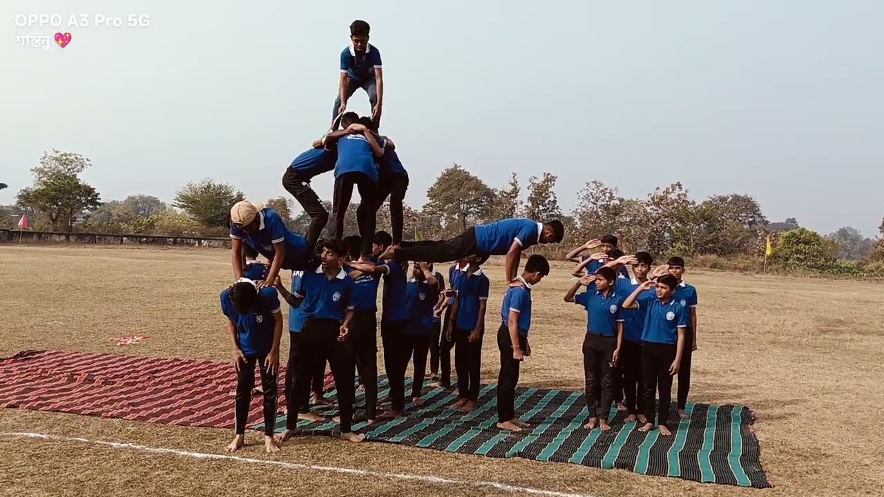 #Republic day celebration #jnv malkangiri 2 #2026 #pyramid 