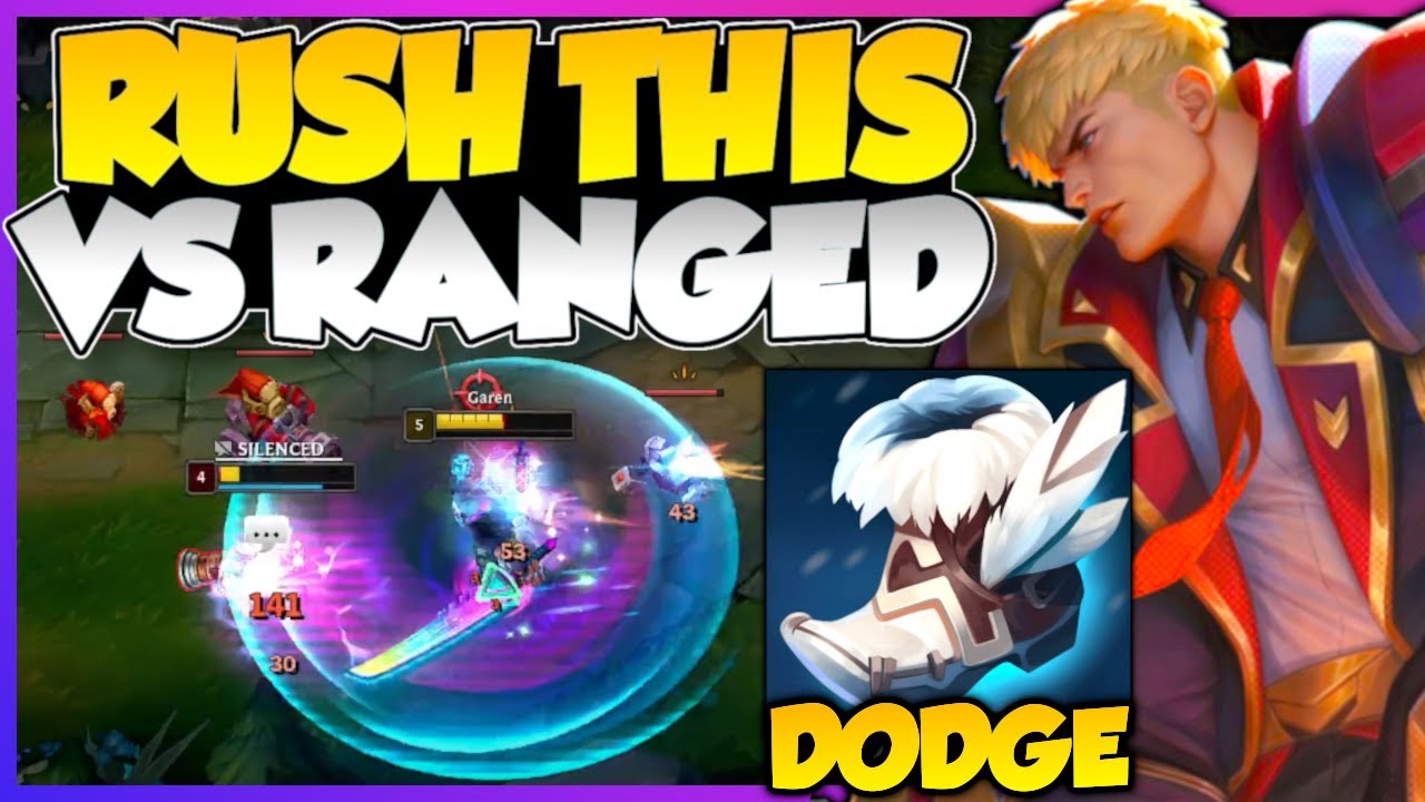 Rush THIS ITEM vs Ranged Champs as Garen Mid Lane! | riste | League of Legends