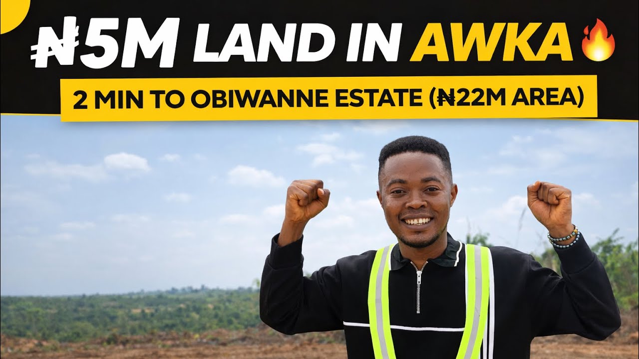 ₦5M Land in Awka Nigeria | 2 Minutes From ObiwanneEstate (₦22M Area) – Pre-Launch Offer