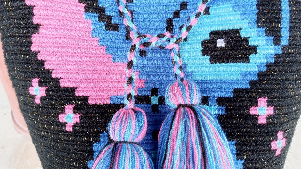 Cómo TEJER CORDON de AMARRE para la MOCHILA WAYUU (TRENZADO REDONDO)