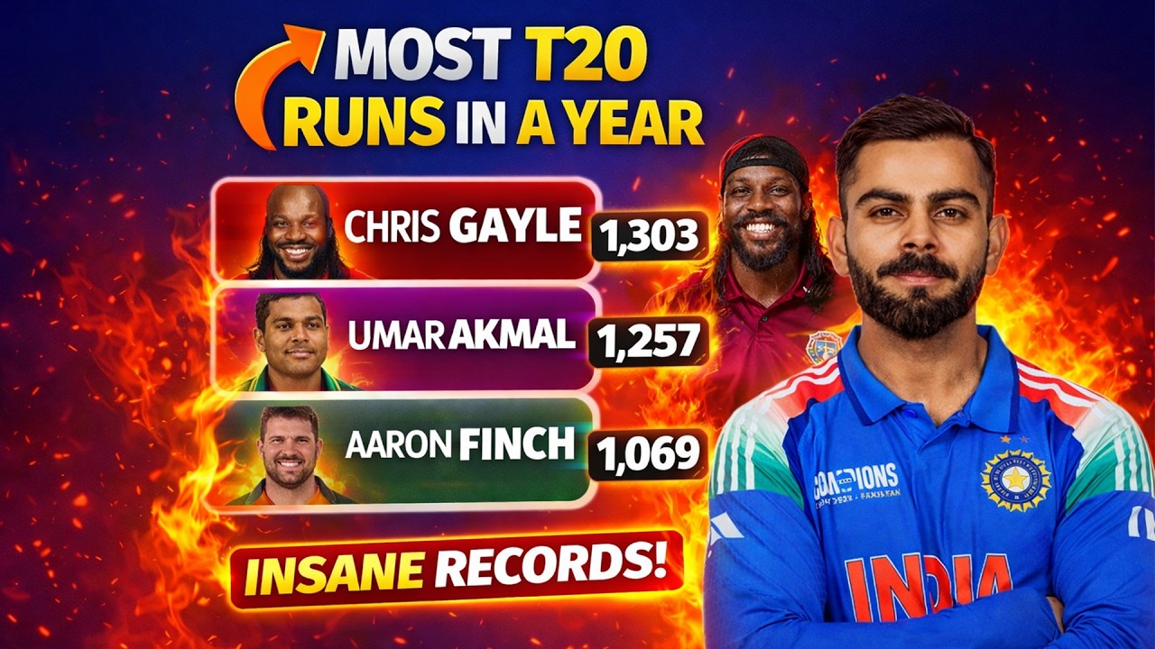 Most T20 Runs In a Year By a Batter | Maiden Over