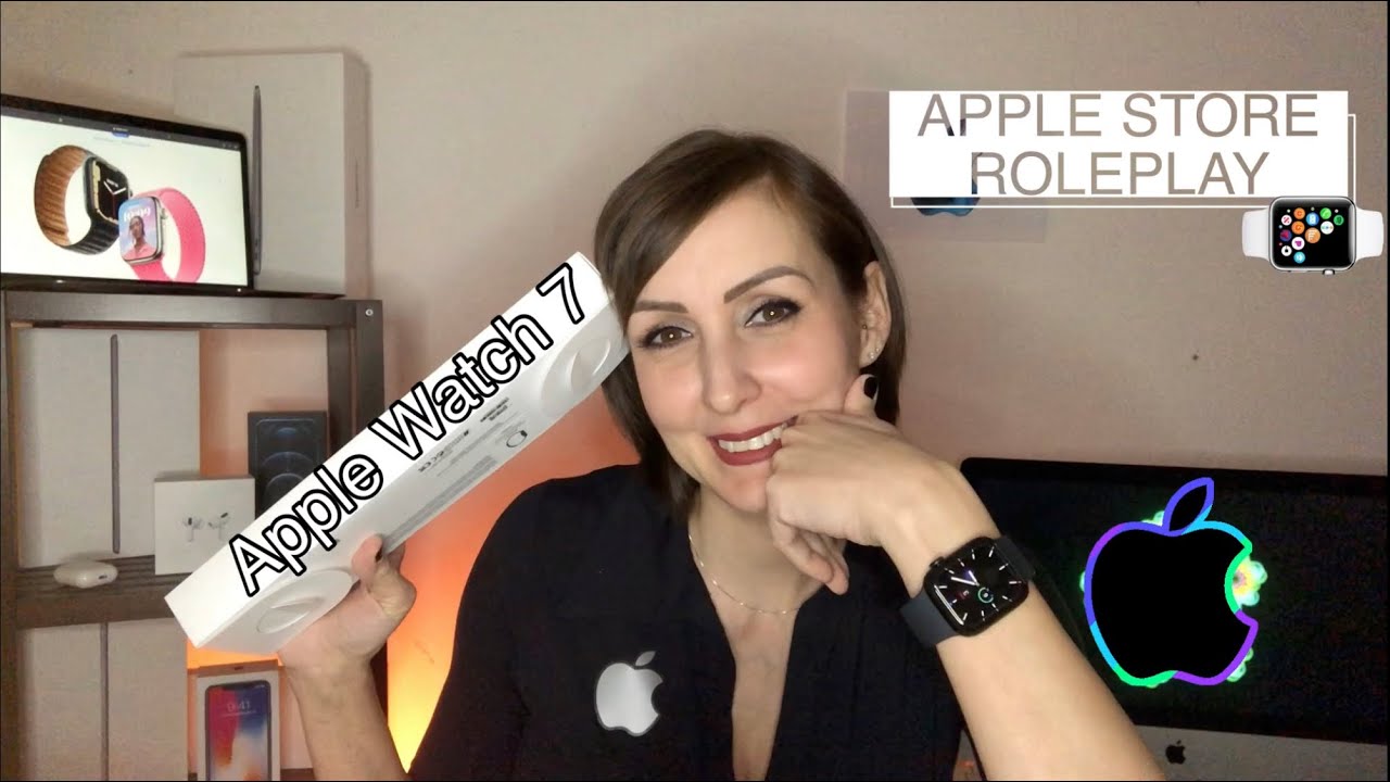 💁🏻‍♀️ APPLE STORE ROLEPLAY 3.0 🍏👩🏻‍💻 📦 con UNBOXING Apple Watch Series 7 ⌚️ e voice over  - ASMR ITA