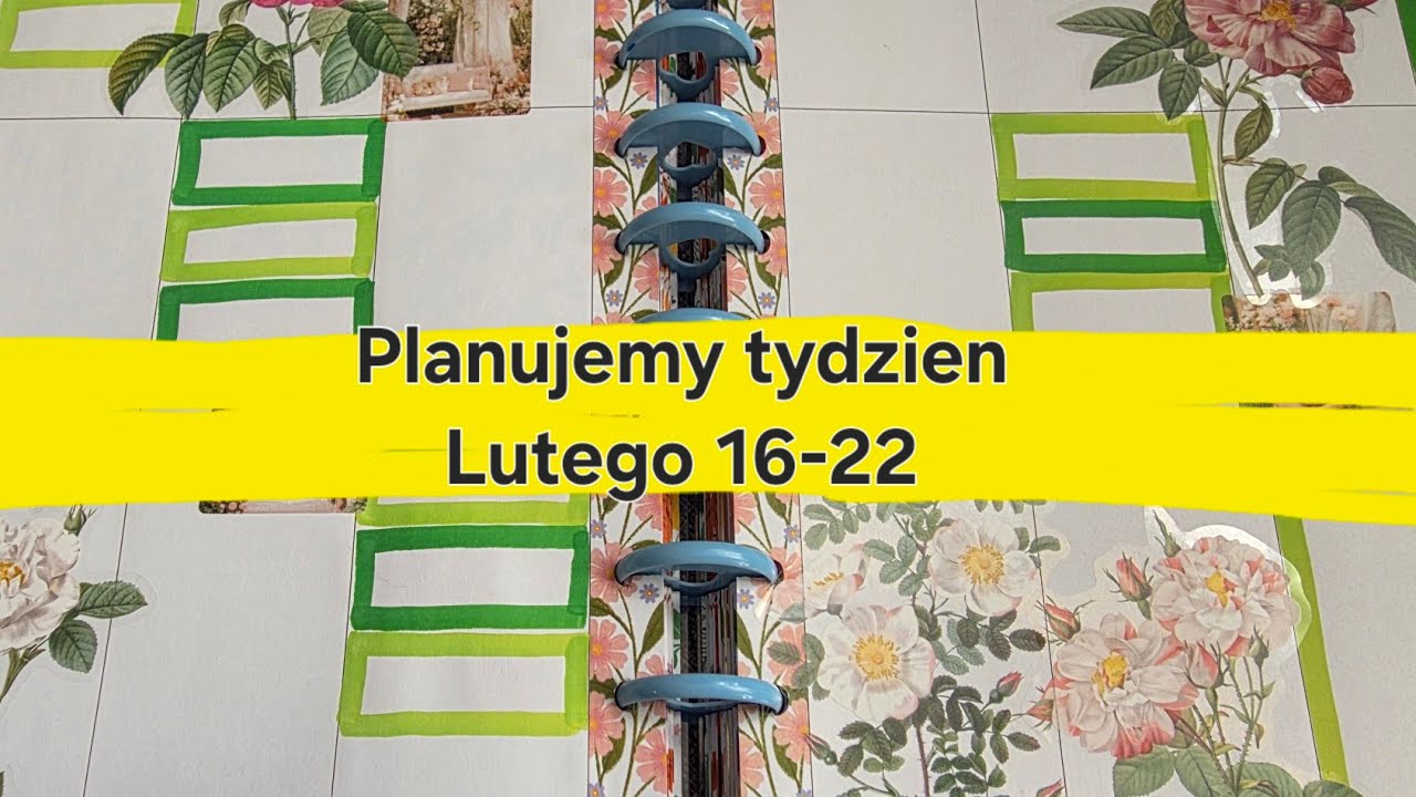 Botaniczne planowanie: 3. tydzień lutego w Happy Plannerze 🌿🌹