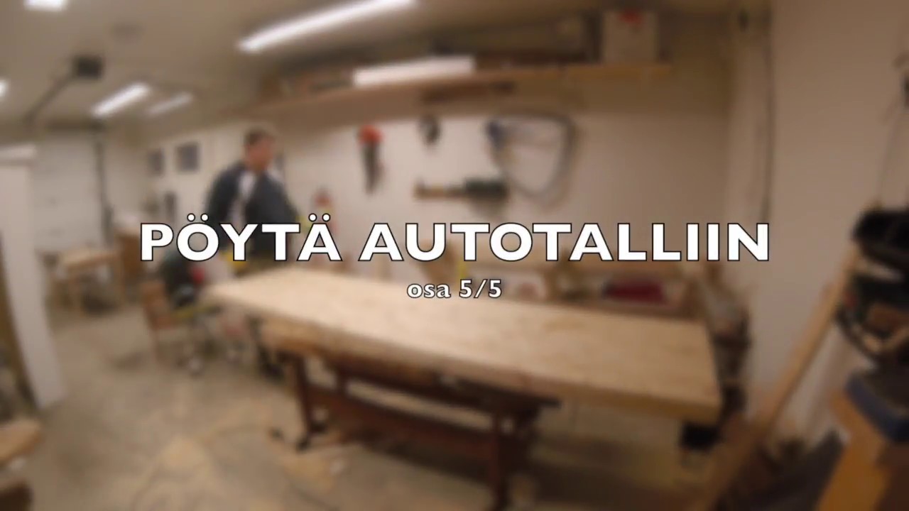 Pöytä autotalliin 5/5