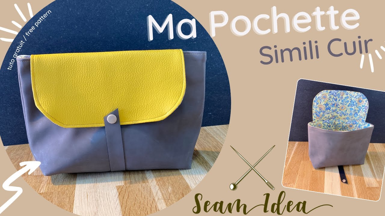 Conseils couture : comment créer une pochette en cuir élégante /How To Make A Stylish Leather Clutch
