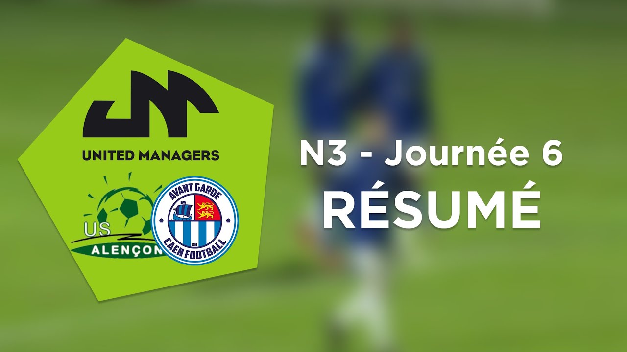 Résumé Journée 6 : US Alençon vs AG Caen Football