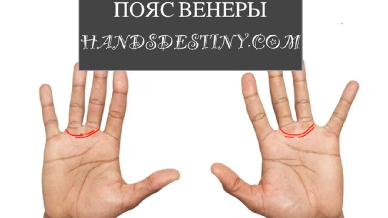 Пояс Венеры. Хиромантия.