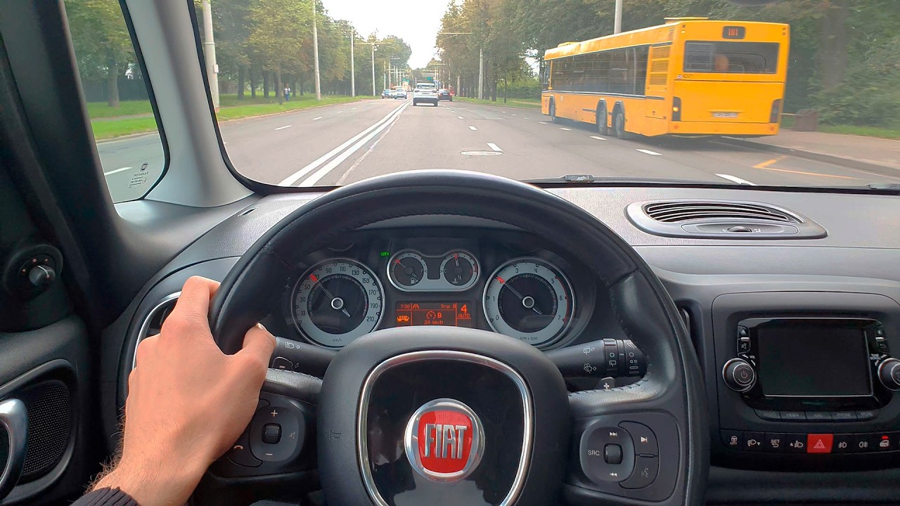 Test-Drive on a Fiat 500L 1.3 MultiJet (2012) - POV Drive