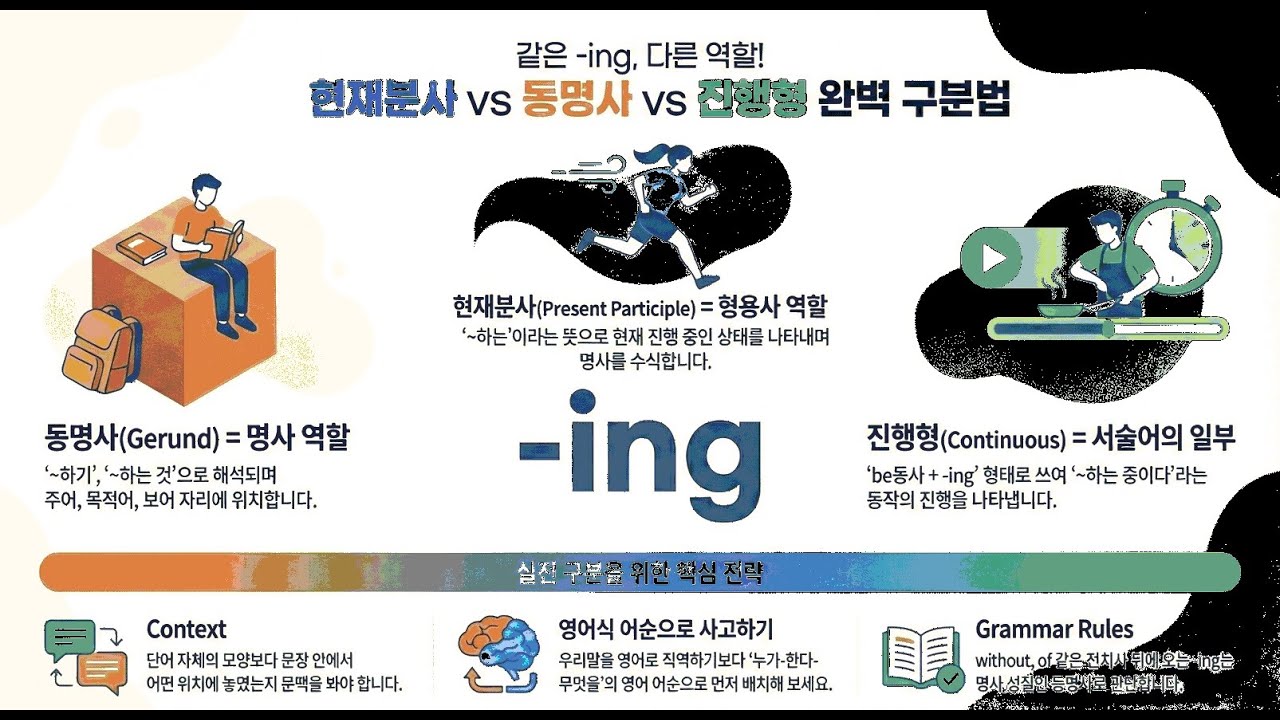 ing의 세 가지 얼굴