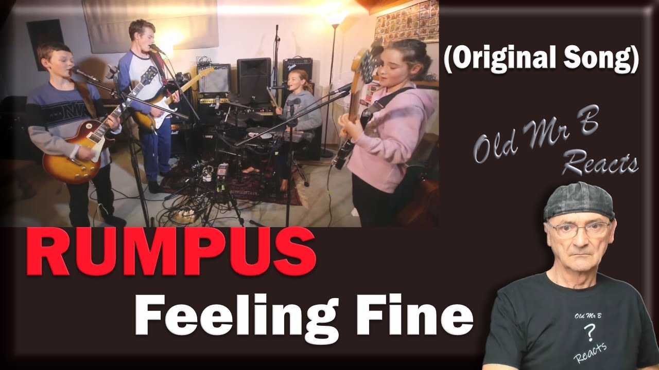 Feeling Fine (Original Song) - RUMPUS - Family Band / Kids Band / Rock Band (Reaction)