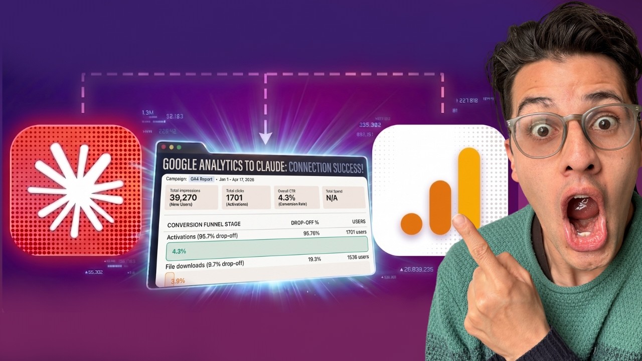 🤯 Как подключить Google Analytics (GA4) к Claude (без кода)