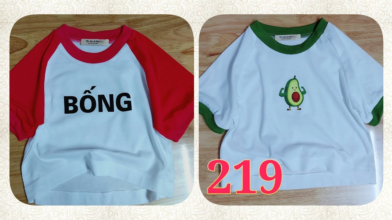 🌻 219 🌻 Áo thun tay raplan - HoT TrenD - Cắt may Mẹ Bống 219