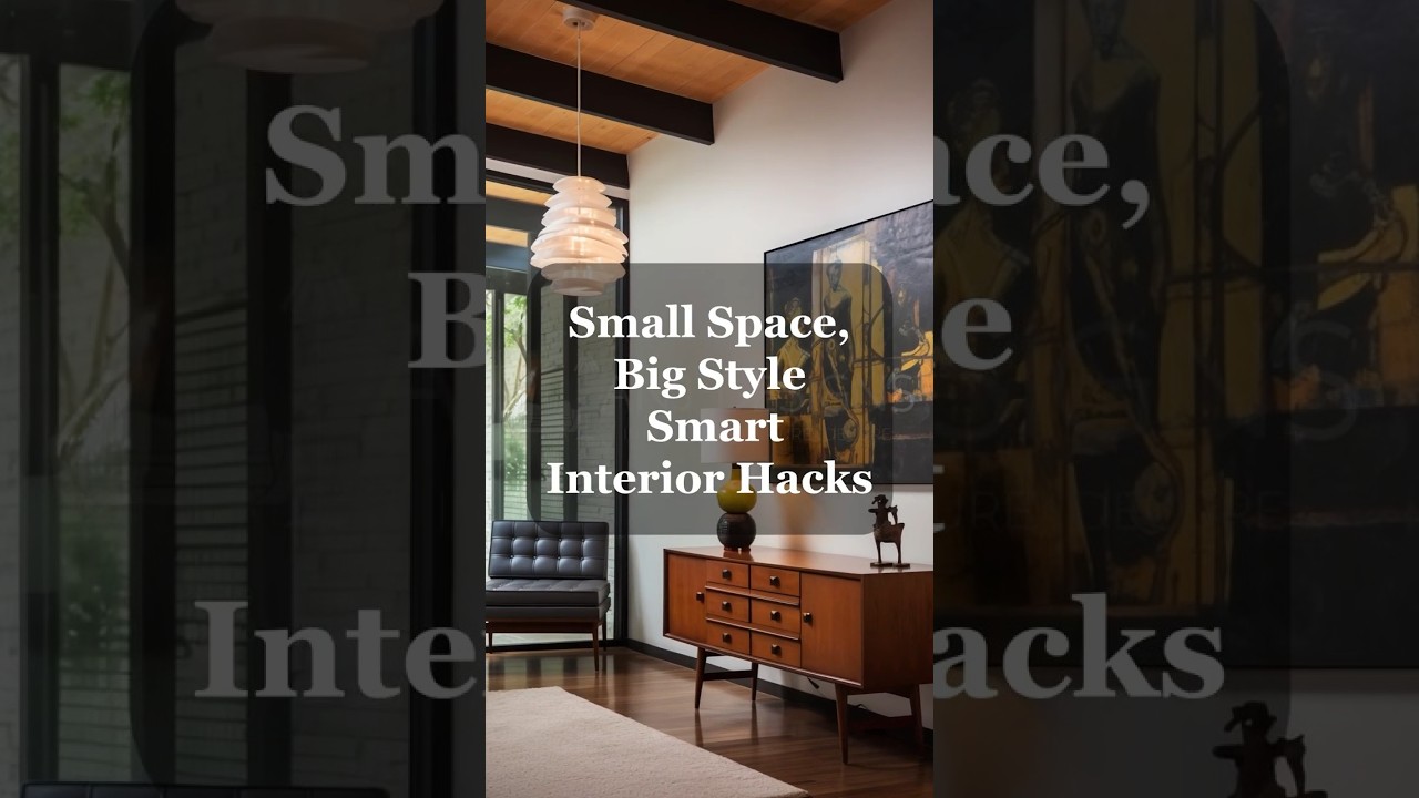 Small Space, Big Style!   #homedecor #loveyourspace #anjdesigns #smallspaceideas #interiorhacks