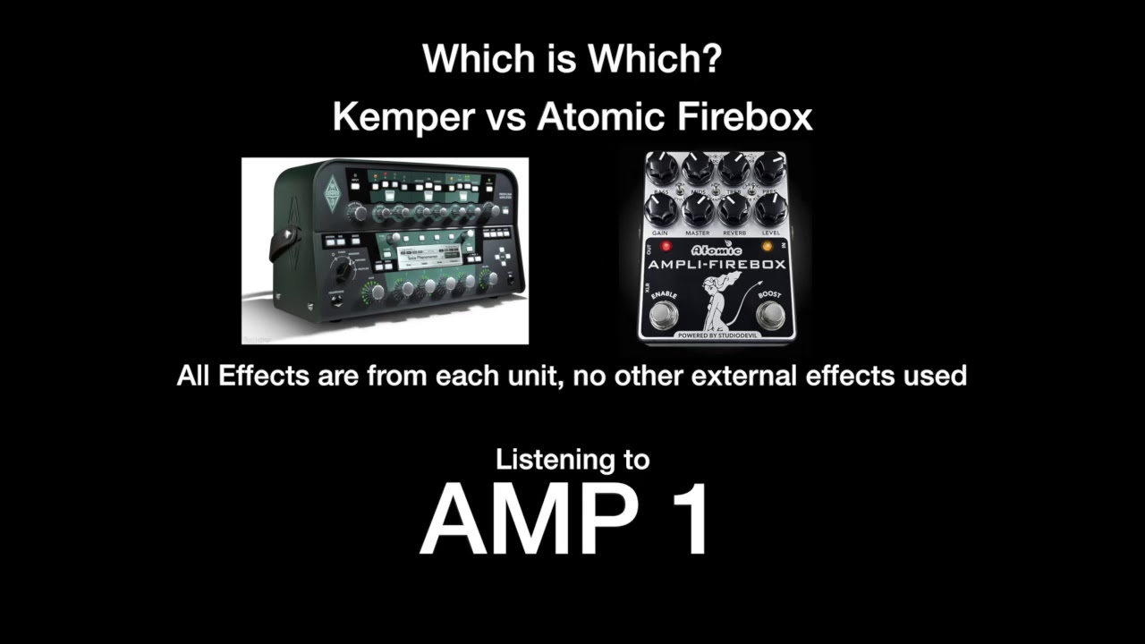 Kemper vs Atomic Ampli-Firebox - Quick Test