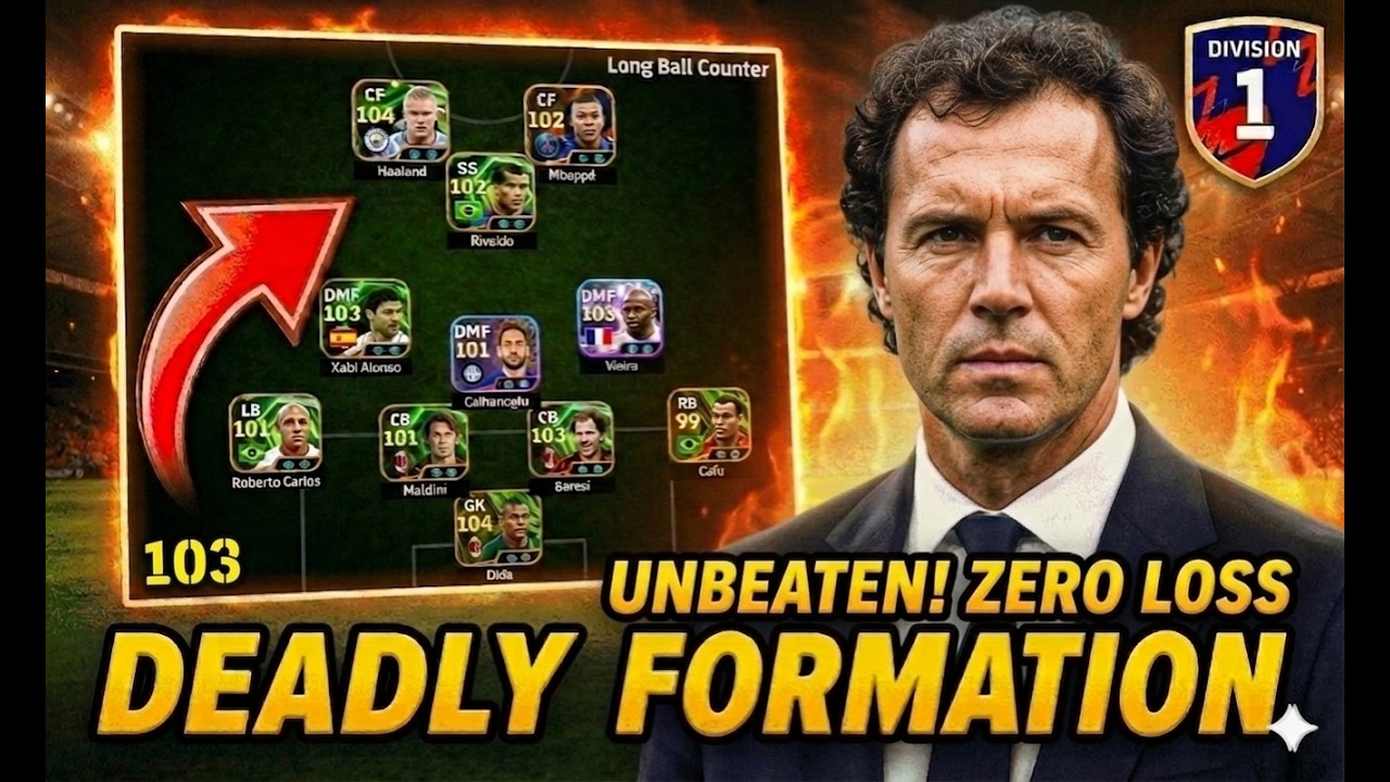 Deadly 4-3-3 Long Ball Counter in eFootball 2026 &ndash; Zero Loss Tactic 😈