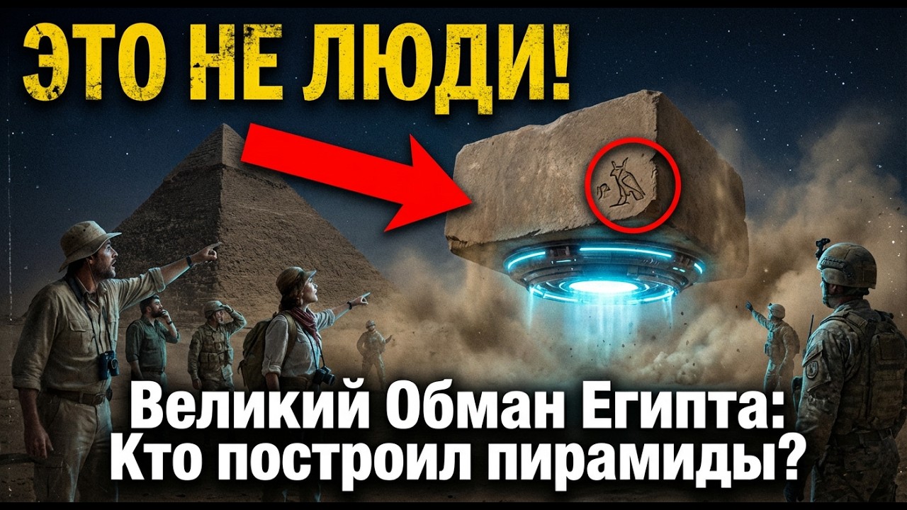Археологи скрыли ЭТО от мира! Жуткая тайна пирамид Египта: строили НЕ ЛЮДИ!