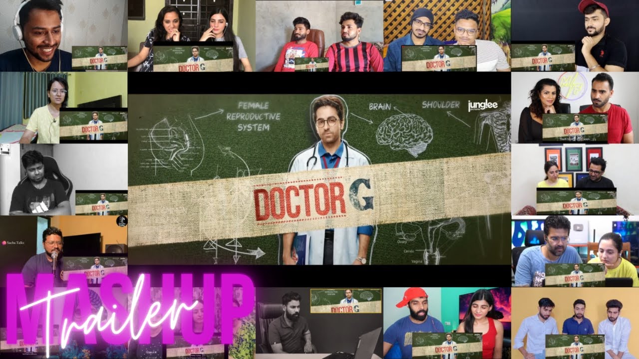 Doctor G - Trailer Reaction Mashup 👨&zwj;⚕️🤣 - Ayushmann K, Rakul P, Shefali S | Anubhuti Kashyap