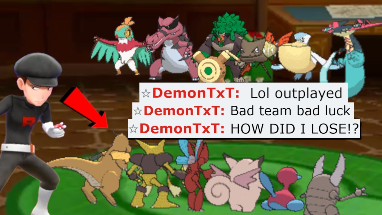 I BOUGHT this team from TEAM ROCKET - Pokemon Showdown Salt