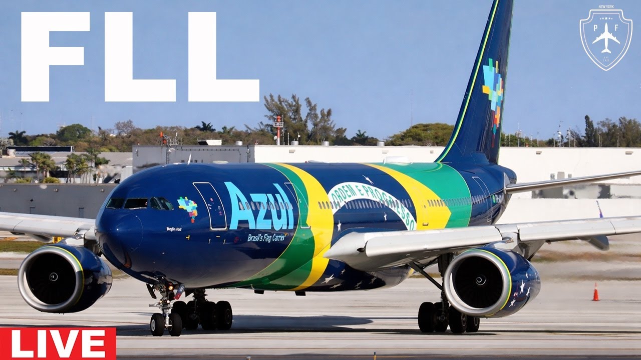 🔴 FLL LIVE PLANESPOTTING | FORT LAUDERDALE AIRPORT ACTION