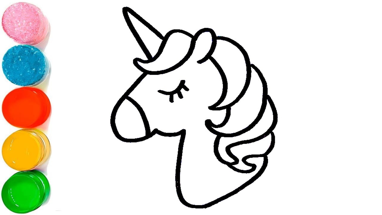 How To Draw A Unicorn 🦄 Drawing And Coloring A Cute Unicorn 🌈 Drawings For Kids