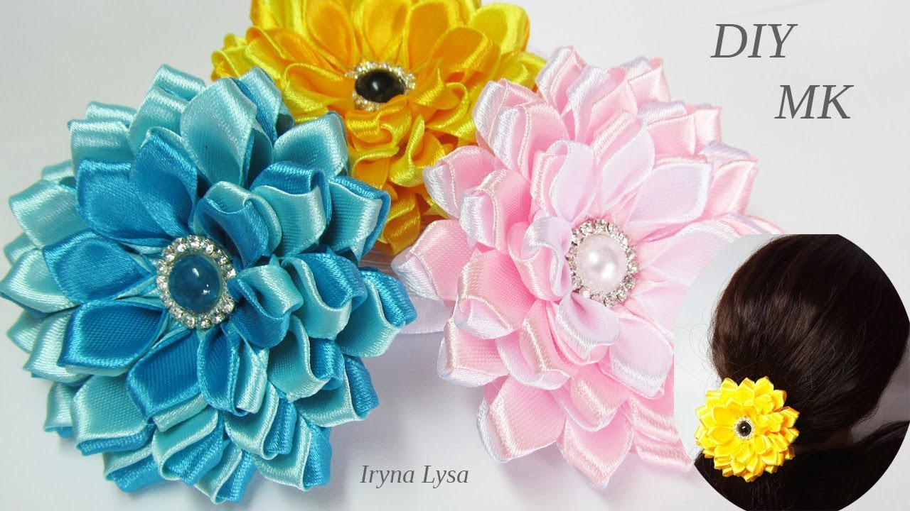 🌺DIY Satin Ribbon Flower