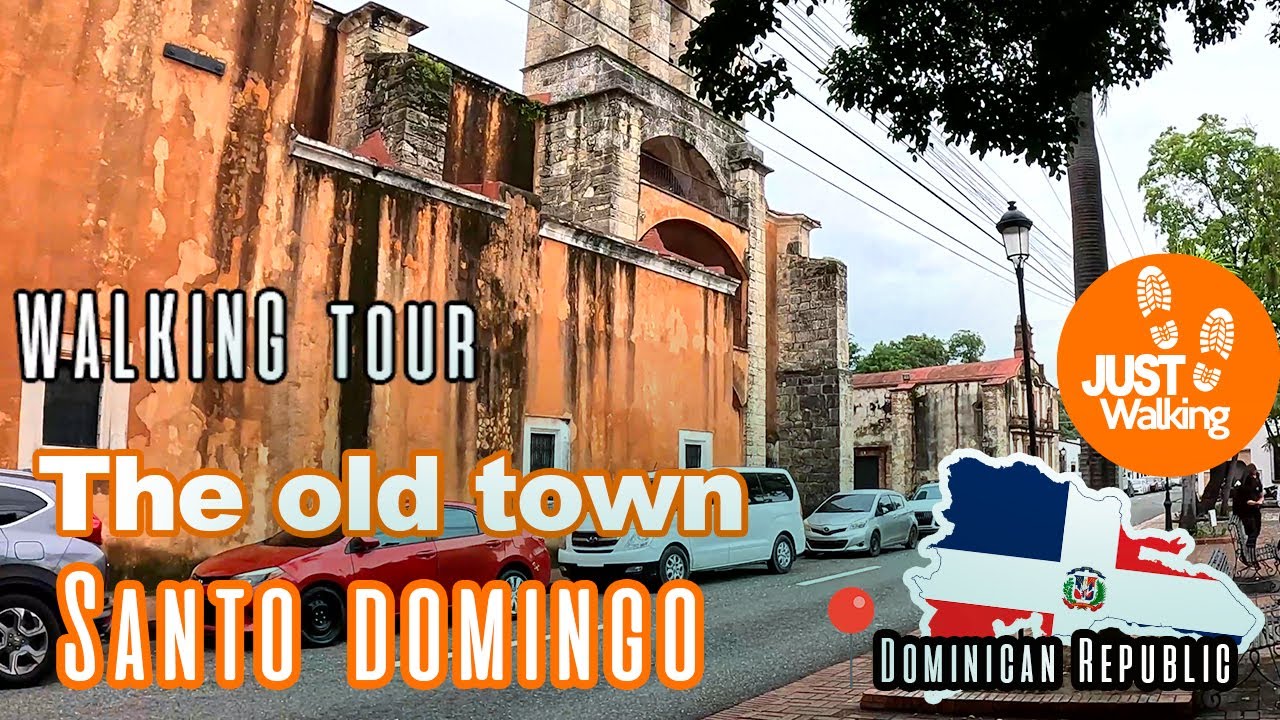 Zona Colonial Dominican Republic walking tour. The old town in Santo Domingo 4k
