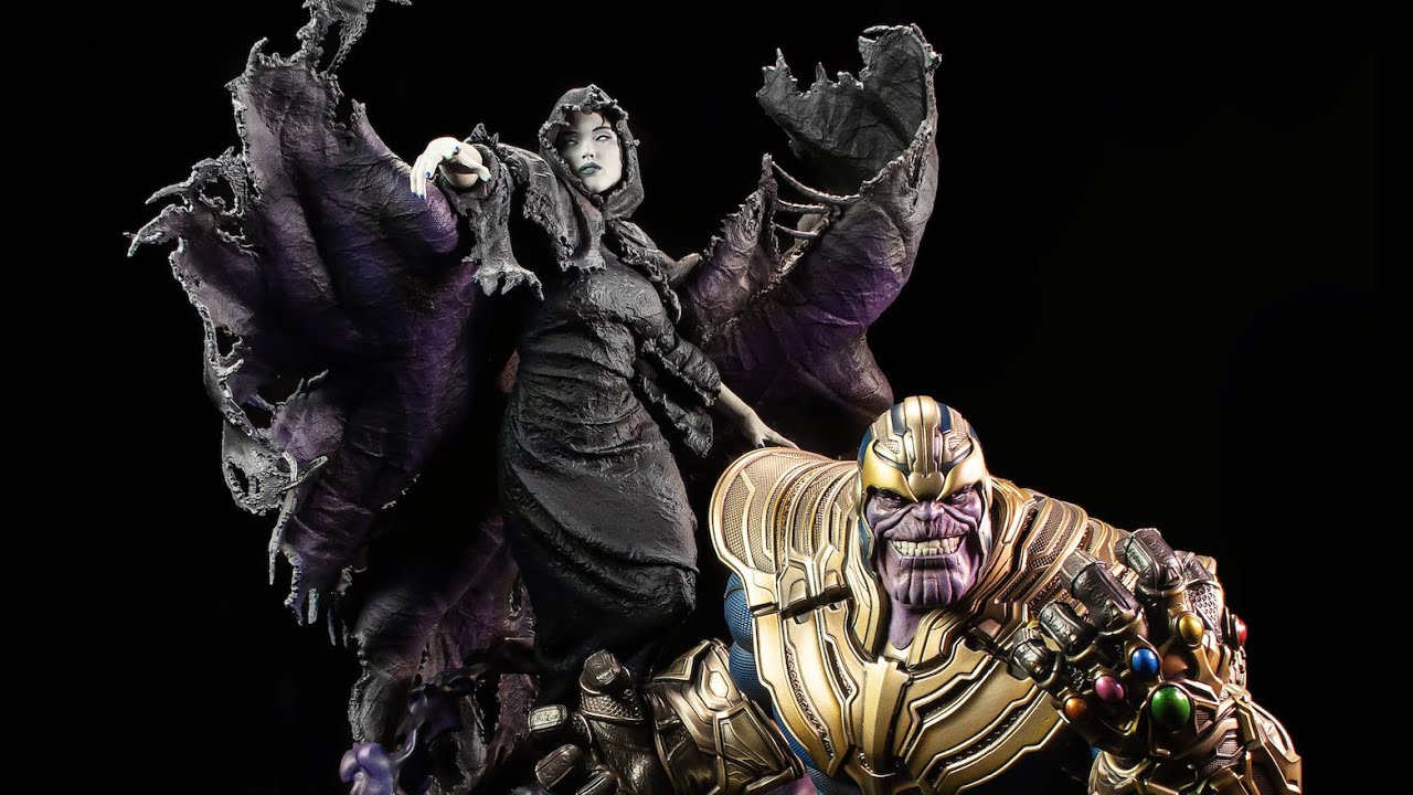 XM Studios Marvel Thanos with Lady Death 1/4 Scale Assembly