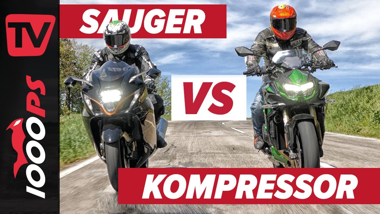 Suzuki Hayabusa vs Kawasaki Z H2 - Konzeptvergleich der extremsten Motorräder