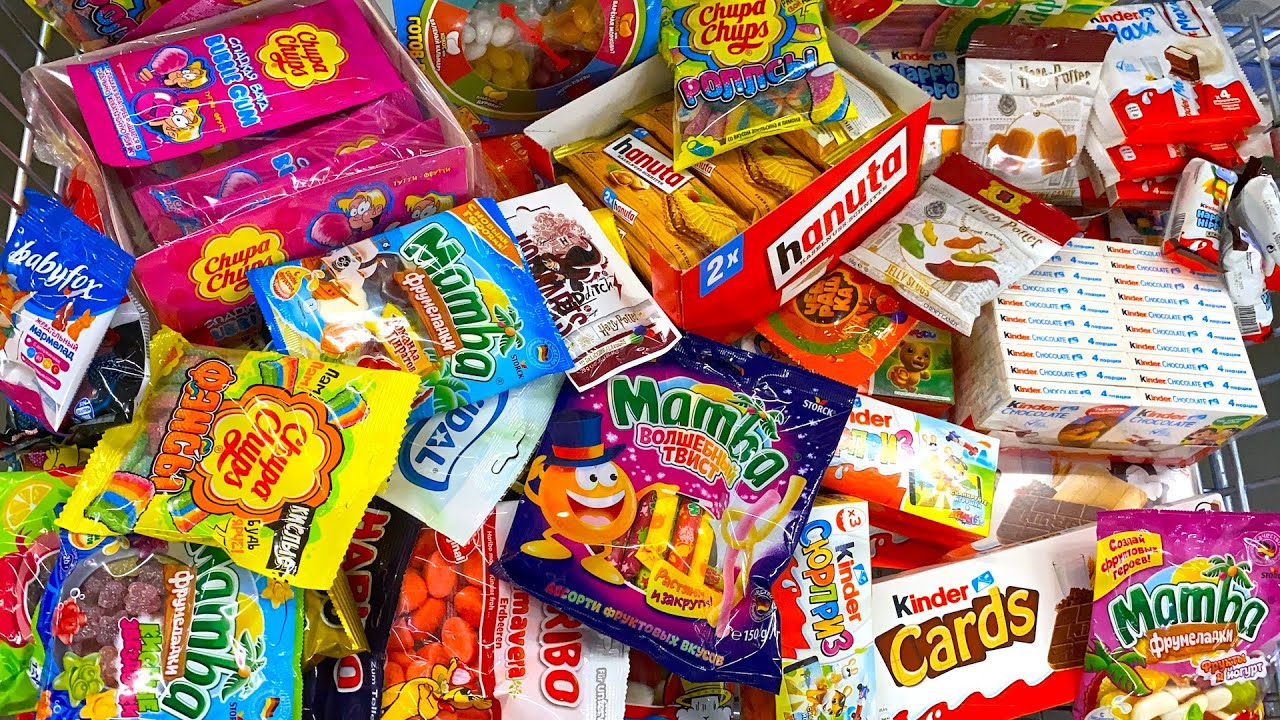 Конфеты и Сладости 🍔 Мега Шоппинг! Love is, Kinder,M&M's,Mamba, Chupa Chups. Shopping a lot of candy