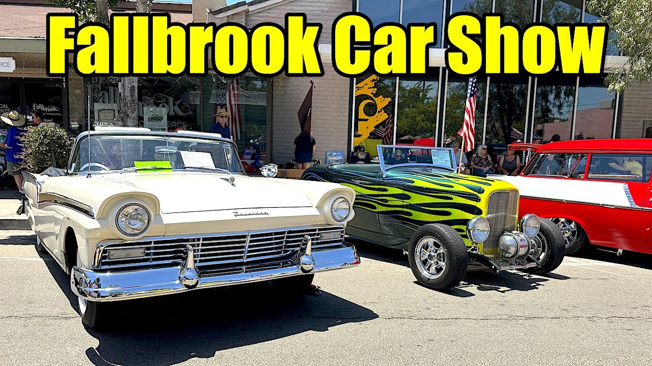 Fallbrook Vintage Car Show 2025, (Full Show) Fallbrook, California